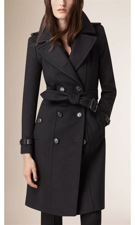 burberry classic wool coat|Burberry black wool coat women's.